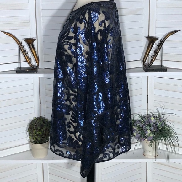 Bob Mackie Wearable Art Black Blue Kaftan Tunic Dress 3X - Picture 4 of 12